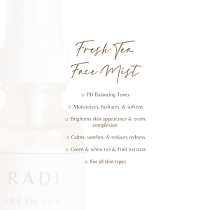 RADI Skincare - STEP 2 - Fresh Tea Face Mist